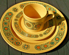 Gedeck 3tlg. "Killn Craft" Geschirr-English Tableware-Beige/Braun-Muster