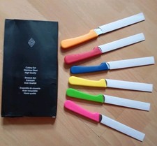 6er Set Küchenmesser Wellenschliff 12 cm Klinge  Edelstahl Gute Qualität in OVP