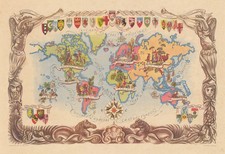 Bildkarte der Welt von Jacques