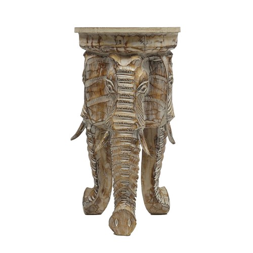 Holzhocker elefanthocker - holzhocker,
