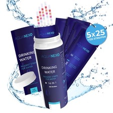 Wassertester Trinkwasser Teststreifen 16-in-1 pH Wasserhärte 125 st.