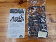 Hasegawa Schwimmwagen und Kettenkrad Bausatz vollständig ohne OVP 1:72