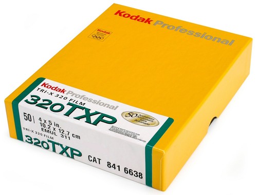 Kodak tri 320 pan - 320, planfilm