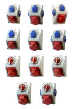 CEE-Kombi-Wandsteckdose 16A