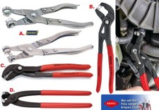 Schlauchklemmen Schellen Federbandschellen Ohrklemmen Zangen by Knipex Hazet