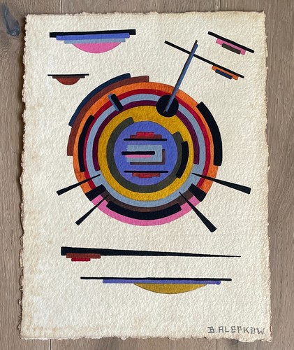 Art deco abstraktes - abstraktes, gemälde