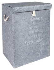 Wäschekorb mit Deckel aus