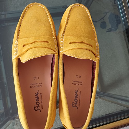 Damen schuhe sioux - gr.39, gelb