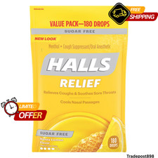 HALLS Relief Honey Lemon Sugar