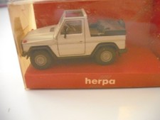 Herpa 3075 Mercedes Benz  300 GE Jeep  Cabrio silber mit OVP 1:87 HO