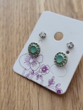 Ohrringe 2er Set gold/türkis von Bijou Brigitte - Modeschmuck