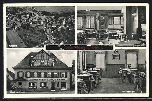 Wiernsheim württ - ak, /württ