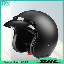 Retro Integralhelm Jethelm Oldtimer Helme Motorradhelm Downhill Crosshelm