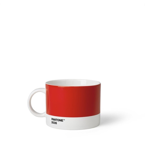 Teetasse porzellan pantone - porzellan, red