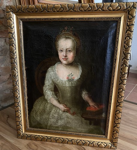 Barock portrait einer jungen - einer,