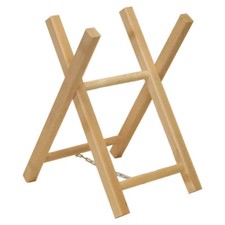 Sägepferd vormontiert aus Holz zum Holzschneiden