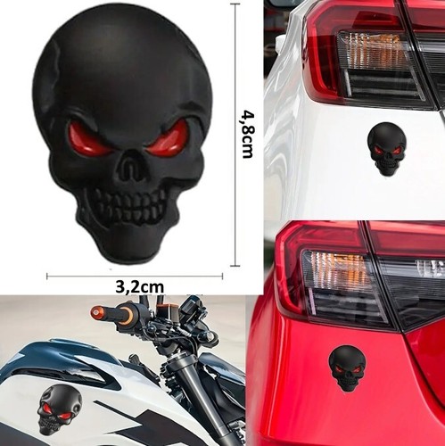 Totenkopf emblem metall - 1x,