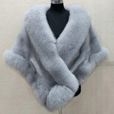 Mode Damen Poncho Schal Mantel