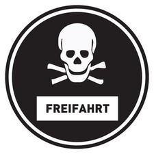 Aufkleber "schwarze