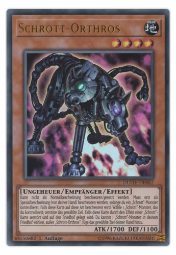 Schrott orthros - yu-gi-oh!, schrott-orthros