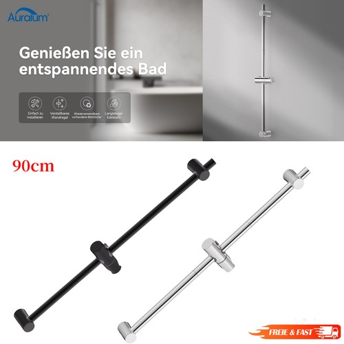 Edelstahl brausestange 90cm - edelstahl,