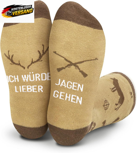 Lustige socken herren jäger - socken,