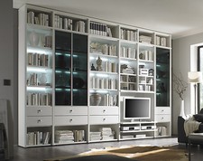 Wehrsdorfer STUDIO Wohnwand Bücherregal Regalsystem Wohnzimmer Regalwand