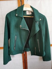 Bikerjacke aus Kunstwildleder