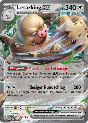 Pokémon letarking - ✨, ex