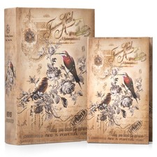 Buchtresor Buchattrappe Vögel