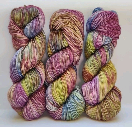 Handgefärbte sockenwolle 100g - handgefärbte,