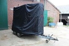 Schutzhülle f. Single Pferdeanhänger Haube Abdeckung Plane Decke Pferde Anhänger