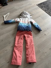 ROXY Damen Ski Snowboard Jacke und Hose taubenblau Gr. XL