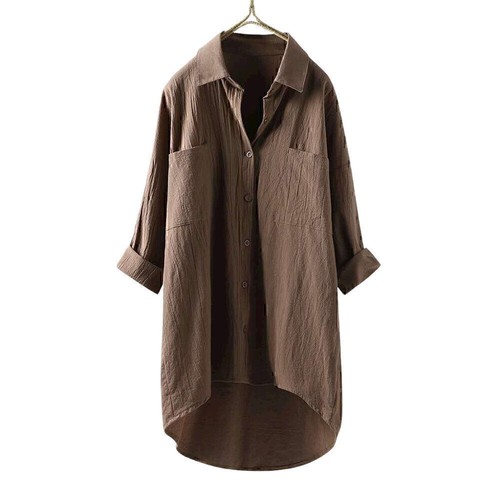Damen langarm longbluse - damen, bluse