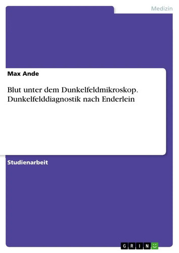 Blut unter dem