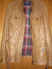CECIL Echt-Lamm-Nappa-Lederjacke Gr. S/ 36/38 Cognac