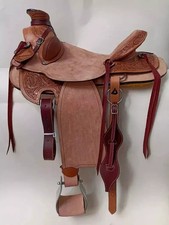 Durchgehender Western Leder A