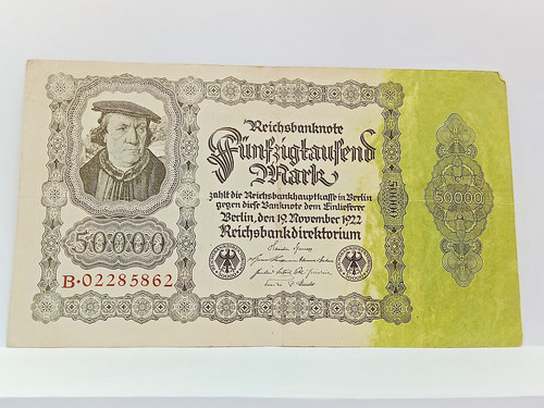 000 mark 1922 - 50.000,