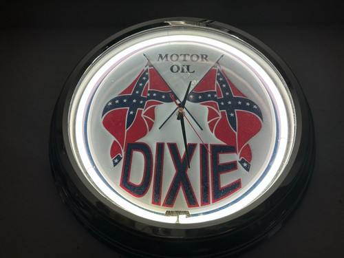 Neon wanduhr reklame - neon,