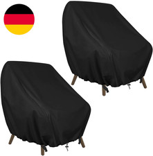 GARPROVM Schutzhülle Für Gartenstühle 2 Teilig, Gartensessel Abdeckung 89X97X74C