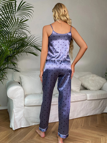Duskbase satin pyjama set mit - satin,