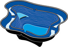 Ubbink Fertigteich Calmus SIII Teichschale komplett Schwarz 350 Liter