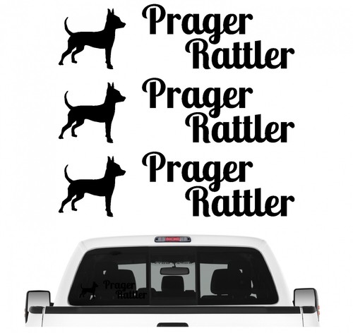 Prager rattler aufkleber 3er - aufkleber,