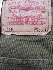 Levi's 509 Cord Comfort Jeans