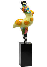 FIGUR Handbemalt DESIGNER TOM'S DRAGS Hommage Saint Phalle Nana signiert 57cm