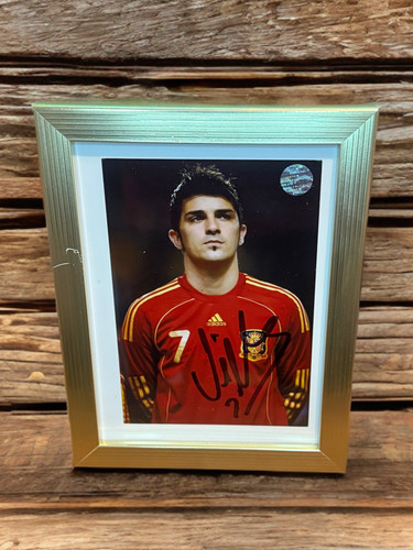 David villa foto signiert - foto, mit