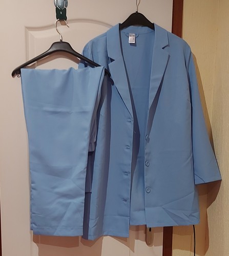 Hosenanzug hellblau - 50,