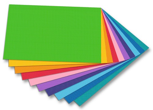 Folia motivkarton punkte klein - motivkarton,