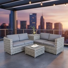 Sitzgruppe + Auflagenbox