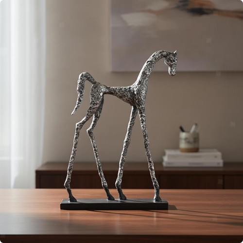 Horse sculpture abstract - abstract,